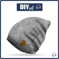 "Beanie" Mütze - VINTAGE LOOK JEANS (grau) 48-50