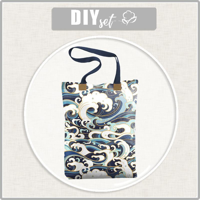 SHOPPER TASCHE - STURM - Baumwoll Webware - Nähset