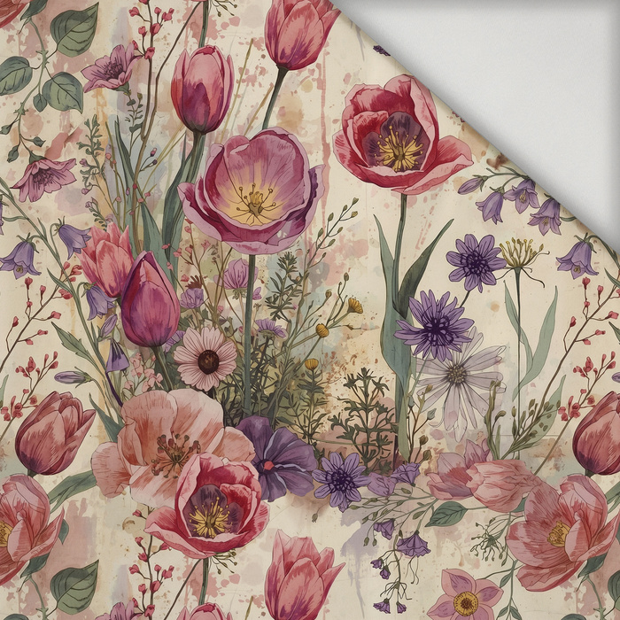 PASTEL FLOWERS WZ. 30 - lycra 300g
