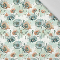 FLOWERS OWL FAMILY - Baumwoll Webware