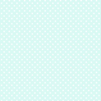 DOTS WHITE / light mint