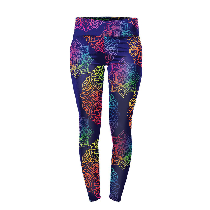 SPORTS LEGGINGS - MANDALA pat. 4 - M