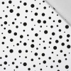 BLACK DOTS - tkanina viskózová