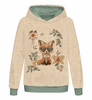 FOX STEAMPUNK FOREST - panoramic panel softshell (60cm x 140cm)