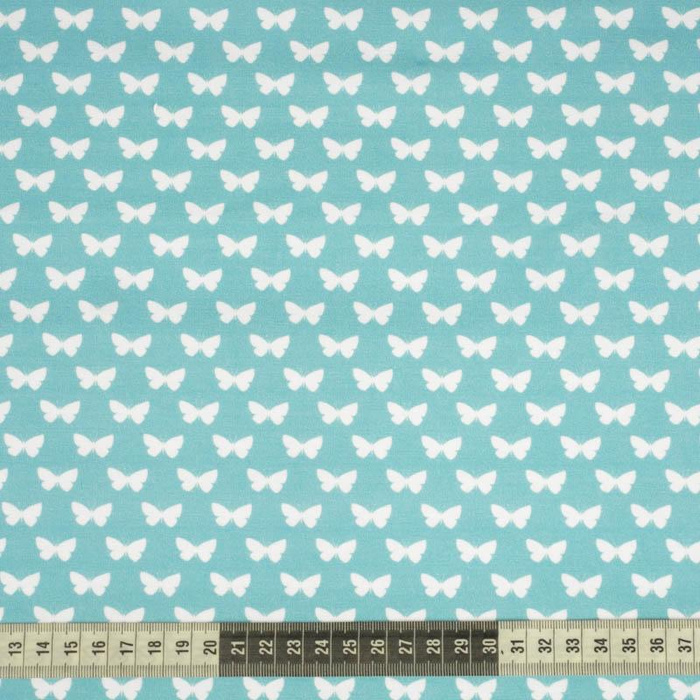 MINI SCHMETTERLINGE (PURPUR SCHMETTERLINGE) - Baumwoll Webware