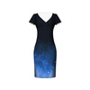 KLECKSE (classic blue) / schwarz - Kleid-Panel PTE200