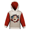 KINDER HOODIE (ALEX) - HAPPY SANTA - Sommersweat (146/152)