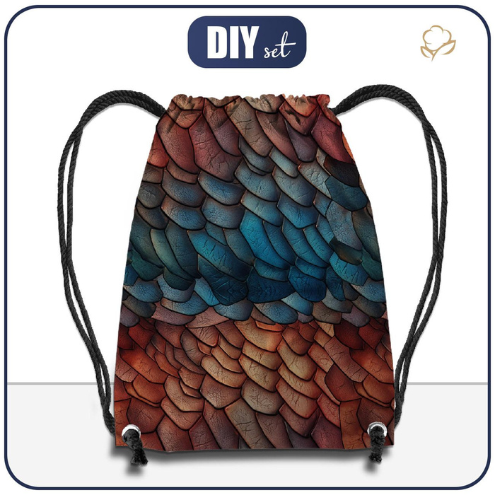 GYM BAG - LEATHER PATTERN PAT.10 - sewing set