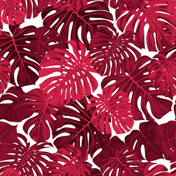 MONSTERA 2.0 / viva magenta - Hydrofobowa dzianina drapana