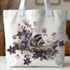 RACCOON FAMILY - panel (75cm x 80cm) looped knit
