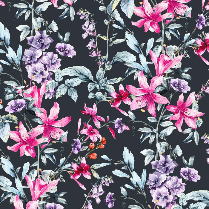 SPRING MEADOW M. 2- Polster- Velours