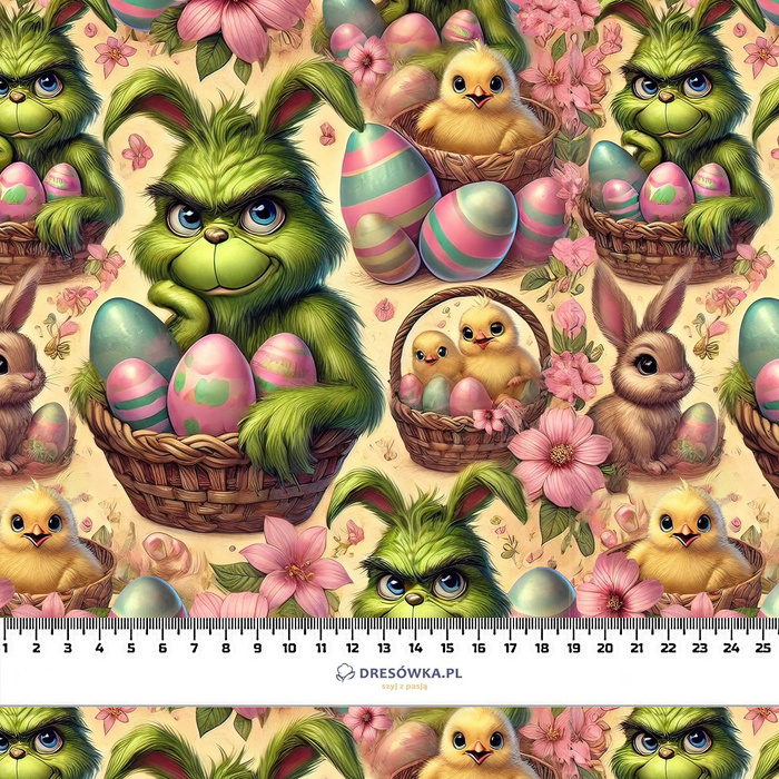 FUNNY EASTER wz.8 - Hydrophobic brushed knit