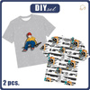 2-PACK - KINDER T-SHIRT  - SKATE - Nähset