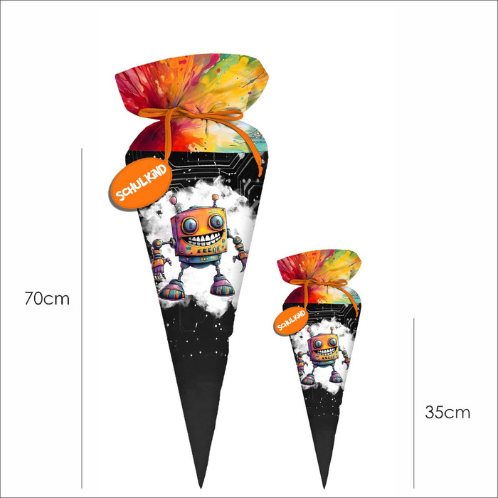 First Grade Candy Cone - ROBOT PAT.9 - small