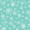SNOWFLAKES PAT. 2 / mint - single jersey with elastane 