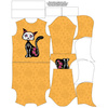 MEN’S HOODIE (COLORADO) - CAT FRIDA (DIA DE LOS MUERTOS) - sewing set L