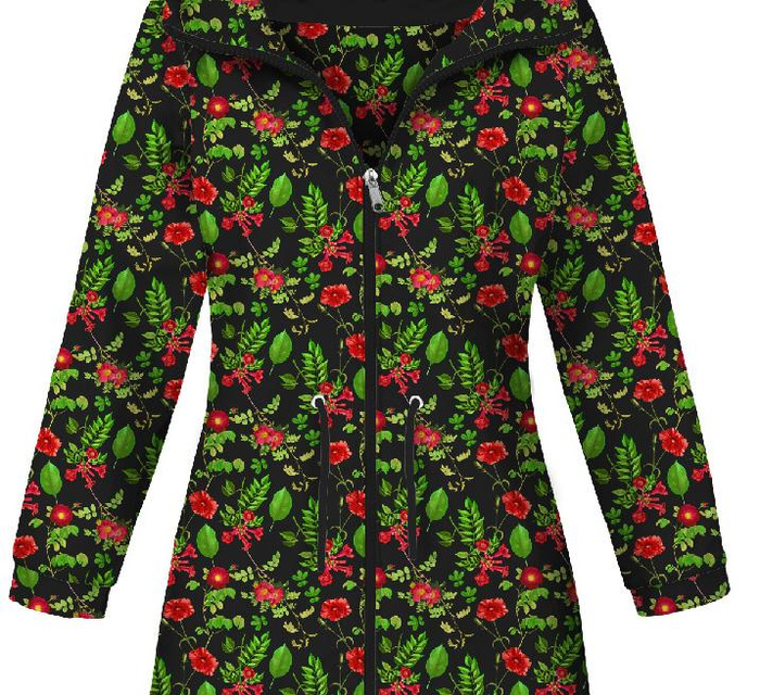 WOMEN'S PARKA (ANNA) - RED GARDEN (PARADISE GARDEN) - softshell XXL