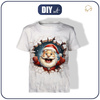 T-SHIRT DZIECIĘCY - HAPPY SANTA - zestaw do uszycia (104/110)