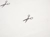 50cm SCISSORS (MINIMAL) / B-00 white - single jersey TE210
