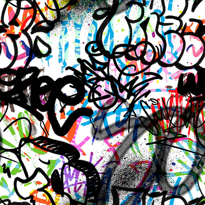 STREET ART pat. 4 - looped knit fabric