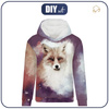 CLASSIC DAMEN HOODIE (POLA) - FUCHS / sepia - Sommersweat - XXXL