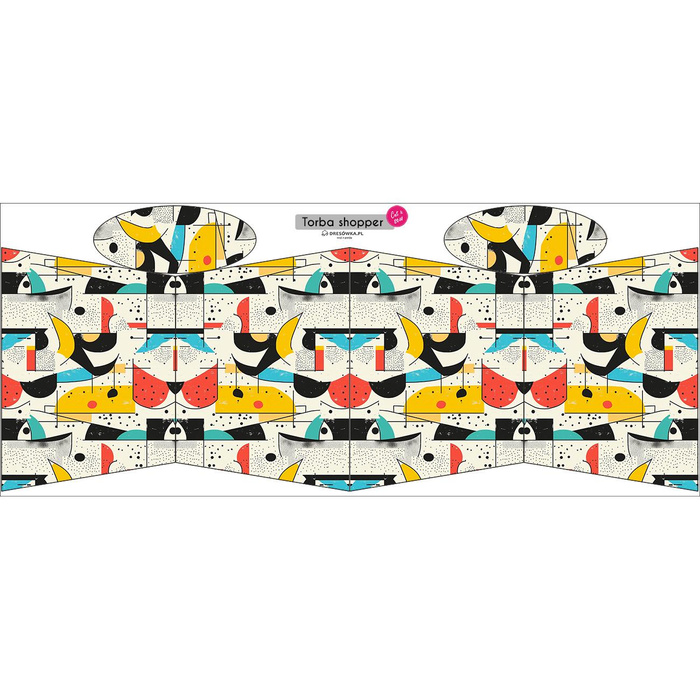 TORBA SHOPPER - EYES WZ.5 - zestaw do uszycia