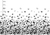 BUTTERFLIES GRAY - panel single jersey with elastane (105cm x 150cm)