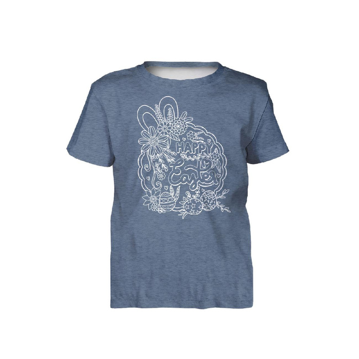 KINDER T-SHIRT - HAPPY EASTER / Kontur - Nähset