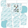 CLASSIC WOMEN’S HOODIE (POLA) - LET IT SNOW PAT. 2 (WINTER IN THE CITY) - looped knit fabric - XL