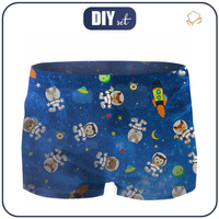 Jungen Badehose - TIERE IM WELTRAUM Ms. 2 - Nähset