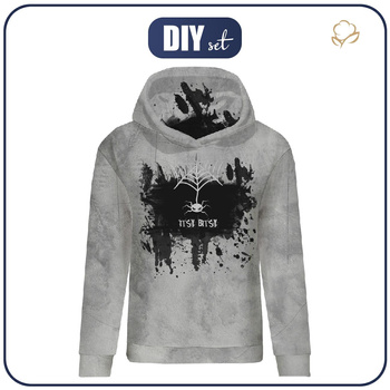 CLASSIC WOMEN’S HOODIE (POLA) - ITSY BITSY - looped knit fabric