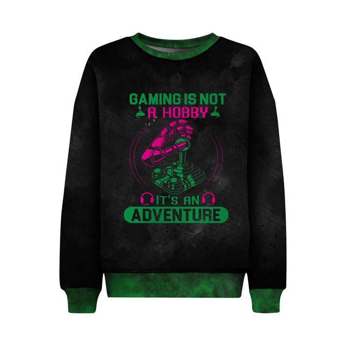KINDER SWEATSHIRT (NOE) - GAMING M. 1 - Nähset (98/104)