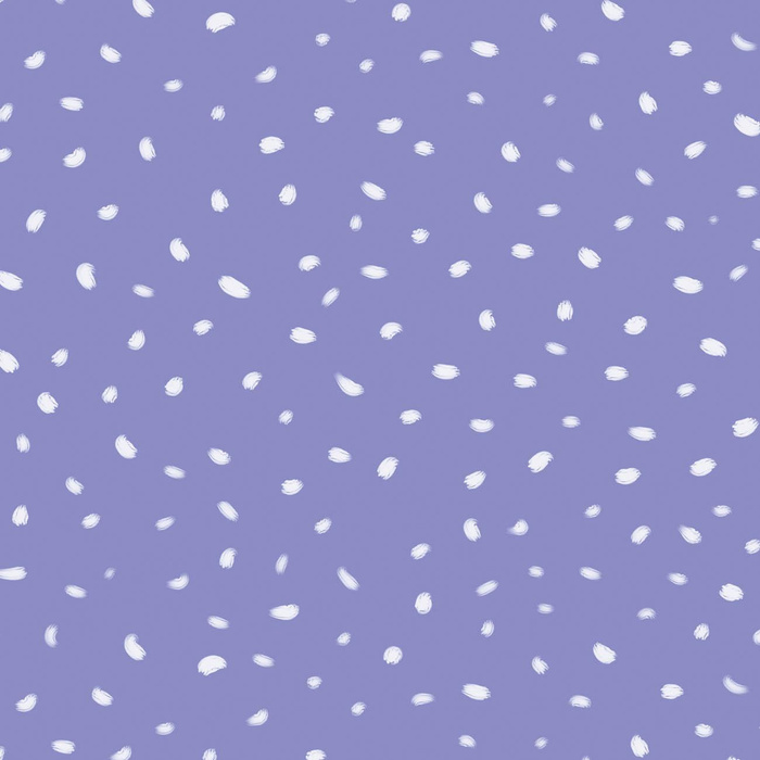 WHITE TRACES (Very Peri) - Viscose jersey