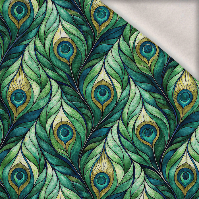 Stained Glass wz. 35 - Wintersweat angeraut mit Elastan ITY