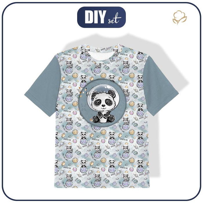 T-SHIRT DZIECIĘCY - SŁODZIAKI wz. 12 (SŁODZIAKI W KOSMOSIE) - single jersey (140/146)