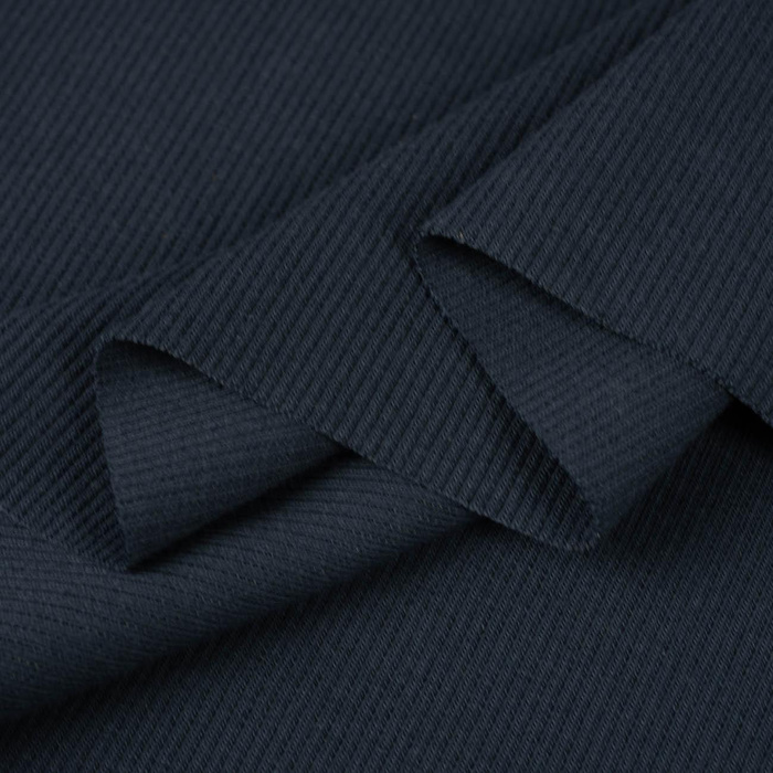 Rib Jersey fabric Unicolour - ANTHRACITE (D-129)