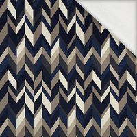 RETRO GEOMETRIC WZ. 18 - teplákovina s elastanem ITY