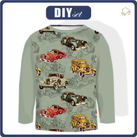 LONGSLEEVE - OLD CARS VZ. 3 - single jersey (134/140)