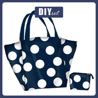 Taška XL s sáčkem 2 v 1 - POLKA DOTS WZ. 8 - sada siti