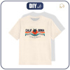 KID’S T-SHIRT - CALIFORNIA no. 1 / beige - single jersey (104/110)