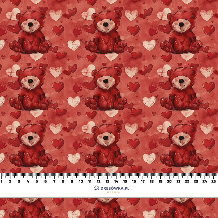 VALENTINE'S DAY 6 - Wintersweat angeraut mit Elastan ITY