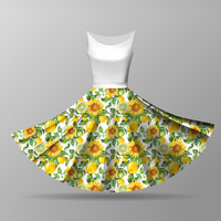 Panel pro kruhovou sukni - SUNFLOWERS WZ. 6