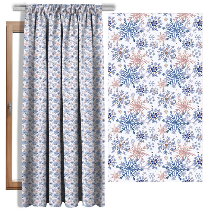 SCHNEEFLOCKEN (Very Peri) - Lycra 300g