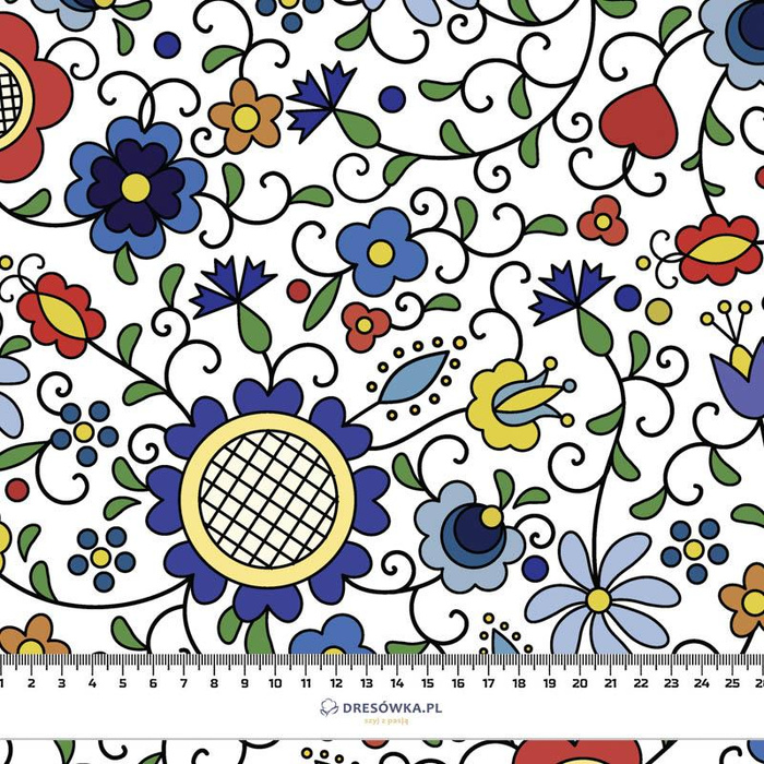 KASHUBIAN FOLKLORE - Viscose jersey WE210