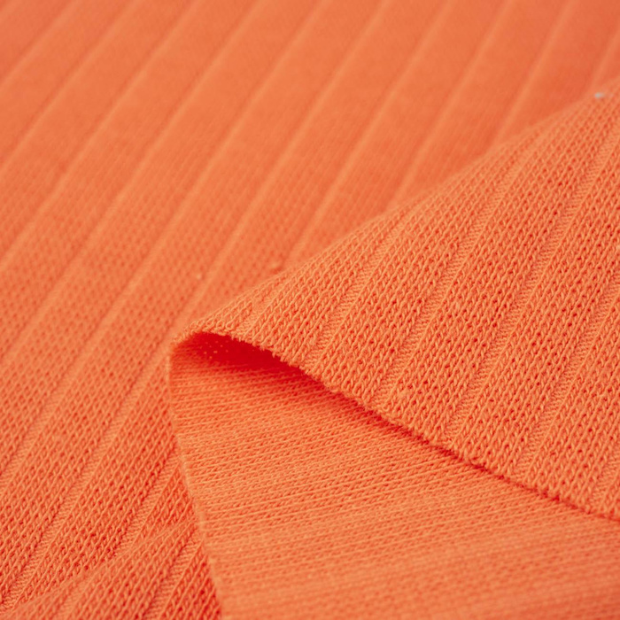 ORANGE - Dünner Rippenstrick