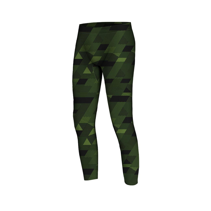 BOY'S THERMO LEGGINGS (HUGO) -  GEOMETRIC CAMOUFLAGE pat. 1 - sewing set