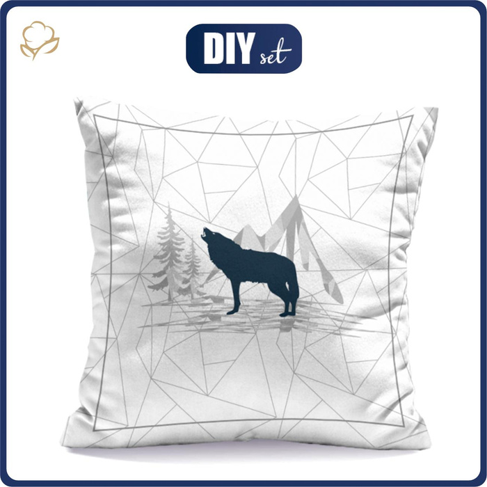 PILLOW 45x45 - WOLF (ADVENTURE) - sewing set