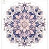 Velký panel na kolovou sukni - KREP - WATERCOLOR FLORAL WZ. 1