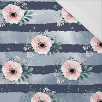 CEDRIC'S GARDEN / granatowy - single jersey z elastanem TE210