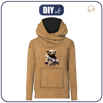 HYDROPHOBIC HOODIE UNISEX - BE CAREFUL - sewing set